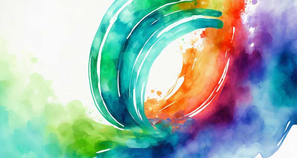 abstract illustration representing nature sounds